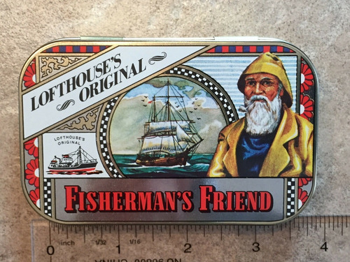 Lata Fishermans Friend 9.5x6x2cm. - No Envío