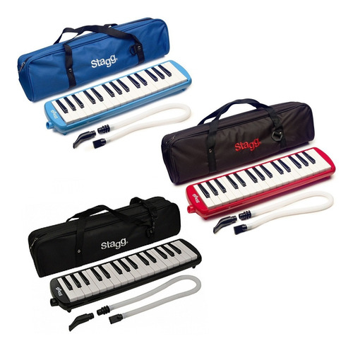 Melodica 32 Teclas Profesional Funda Correa Reforzada Stagg