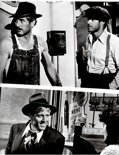 2 Foto Cine Film El Golpe Redford - Newman 