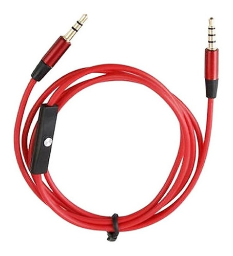 Cable Audio Auxiliar 3.5 Macho/macho Con Microfono Estéreo