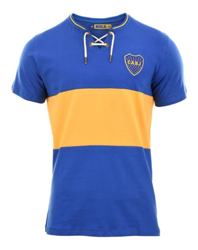 Camiseta Boca Juniors Vintage Retro Cordones!!