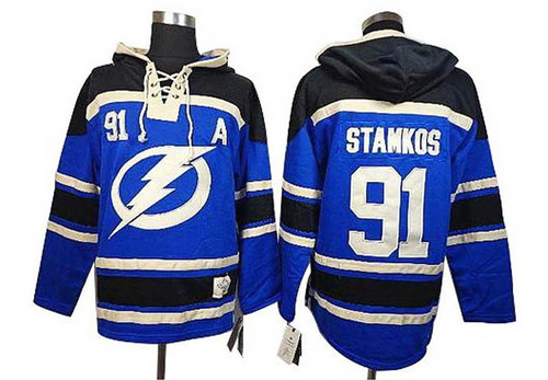 Camiseta (hoodie) N. H. L. Tampa Bay Lightning #91 Stamkos