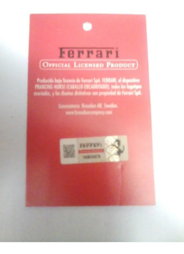 Etiqueta Original Ferrari