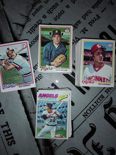 Figuritas Jugadores De Beisbol Americano Año  Cant 389