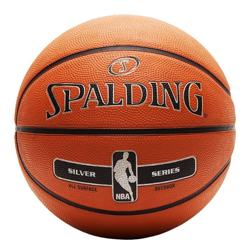 Pelota Basquet Spalding Nba Silver Series Outdoor Nº 6