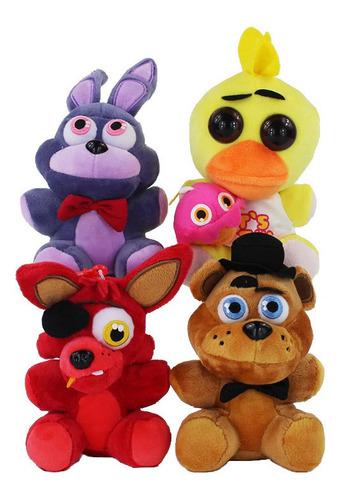 Peluches 24cm Fnaf Five Nights At Freddy's Bonnie Foxy Chica