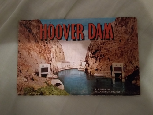 Postal Hoover Dam Represa - Made In Usa - Desplegable