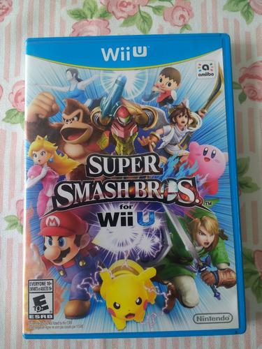 Super Smash Bros Nintendo Wii U Juego Original Impecable!!!