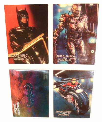 Tarjetas Coleccionables Batman Y Robin Ypf Dc Comics 