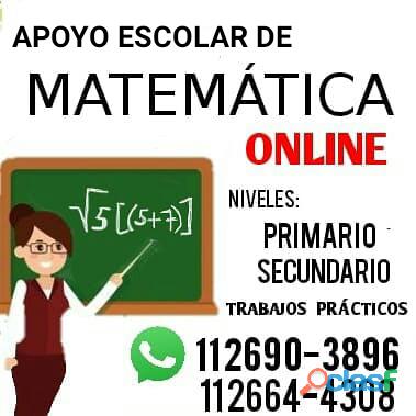 CLASES DE MATEMATICAS ONLINE