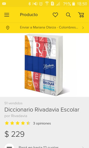 Diccionario Escolar Rivadavia. Nueva Edición