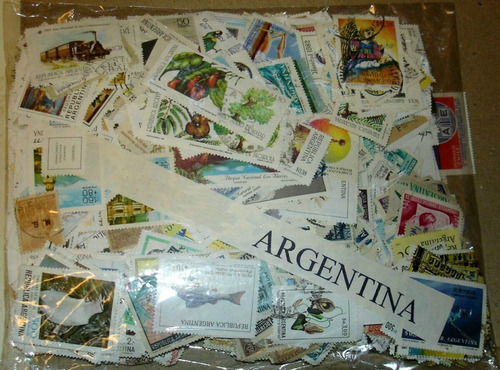 Estampillas De Argentina - 1 Kilogramo Con Envio Gratis!