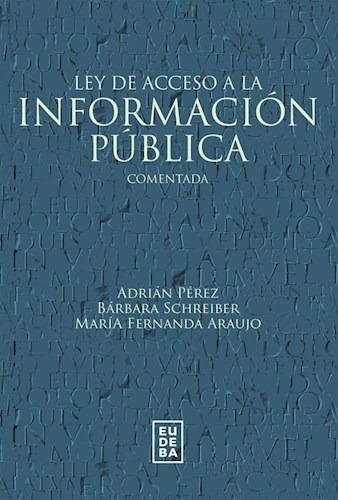 Libro Ley De Acceso A La Informacion Publica De Aa.vv