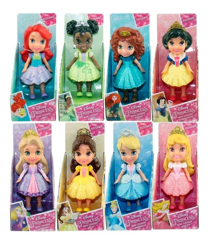 Muñecas Princesas Disney Mini Toddler Precio Por C/u