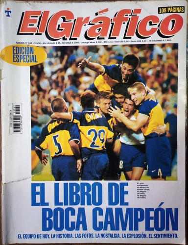 Revista El Grafico Boca Campeon Torneo Afa Apertura 