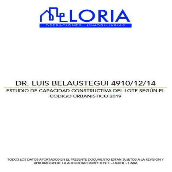 Belaustegui, Luis Dr. 4900 - Lote en Venta en Velez