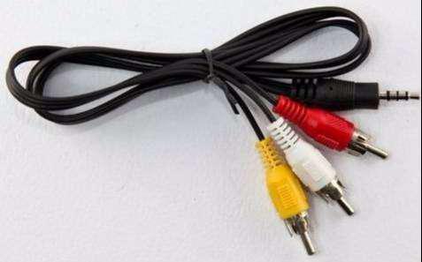 Cable Audio Stereo Video 3.5mm Plug A 3 Rca Av Compuesto TV