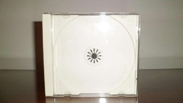 Cajas acrílicas para cd tray blanco