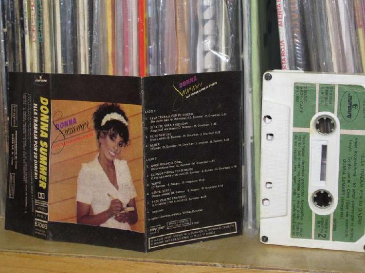 Donna Summer - She Works Hard For The Money - Cassette ARG