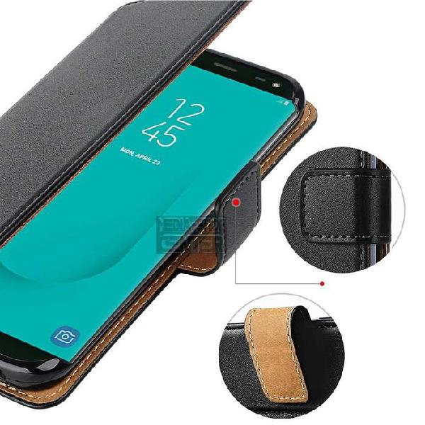 Funda Flip Cover Agenda Tarjetero Samsung J6 Obelisco