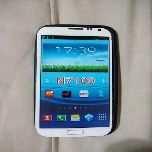Funda Samsung G. Note Ii N7100 Tpu Negro Opaco