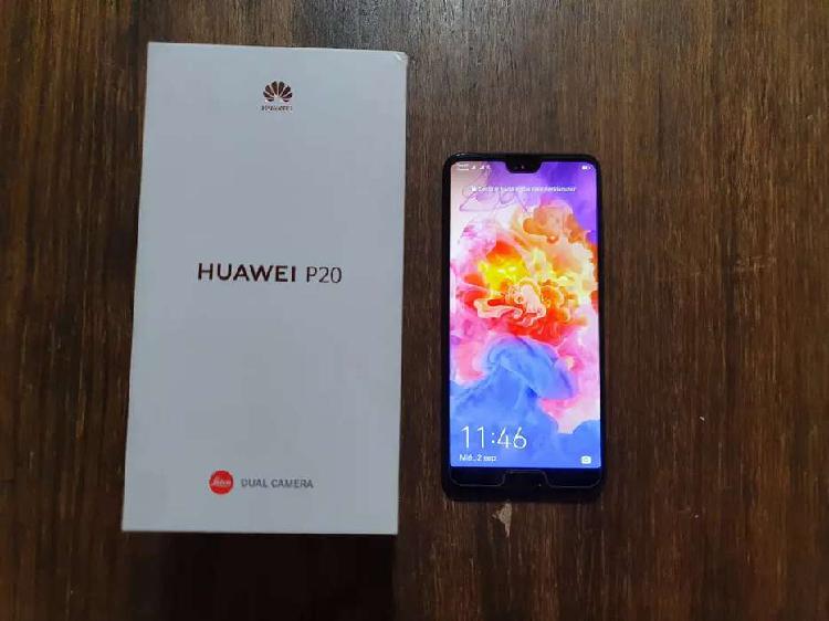 Huawei p20 muy lindo completo libre 128gb