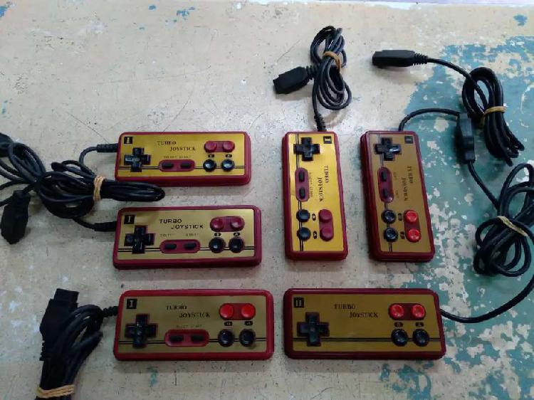 LOTE 6 JOYSTICKS FAMILY GAME CON DETALLES