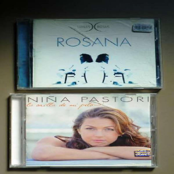 LOTE CD X 2 NIÑA PASTORI Y ROSANA (LUNAS ROTAS)