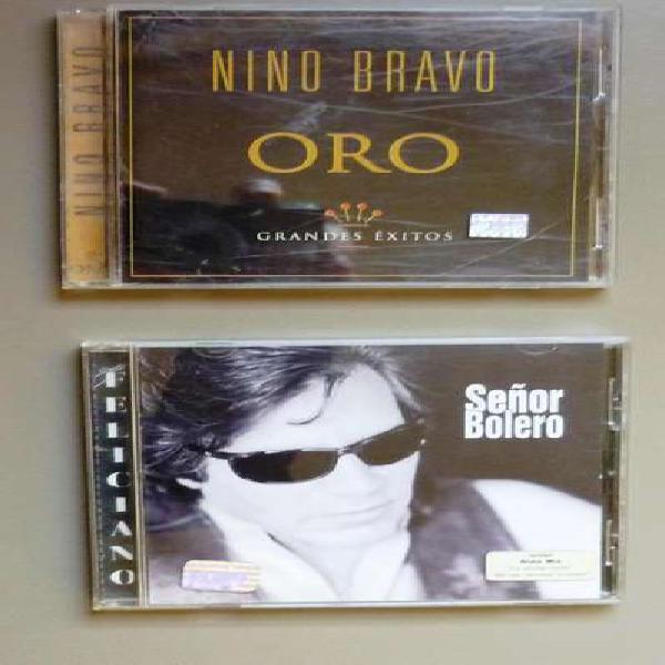 LOTE X 2 CD NINO BRAVO (ORO) Y JOSE FELICIANO (SEÑOR