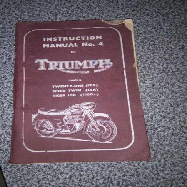 Manual de Mantenimiento de moto Triumph