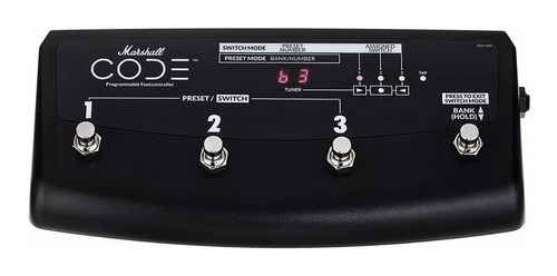 Pedal De Efectos Footswitch Marshall Pedl Linea Code
