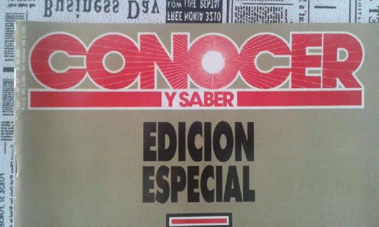 Revista Conocer Y Saber Edición Especial 3 Años n 37 Del