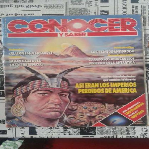 Revista Conocer Y Saber Numero 32 Año 1991