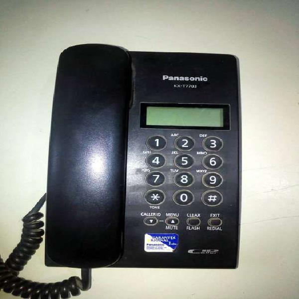 Teléfono fijo Panasonic Caller ID, pantalla, Identificador