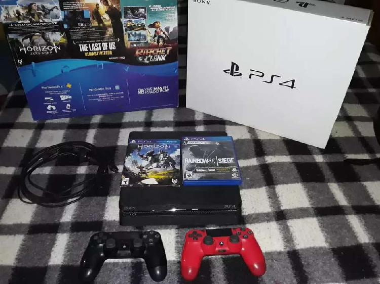 Vendo PS4 impecable 500Gb