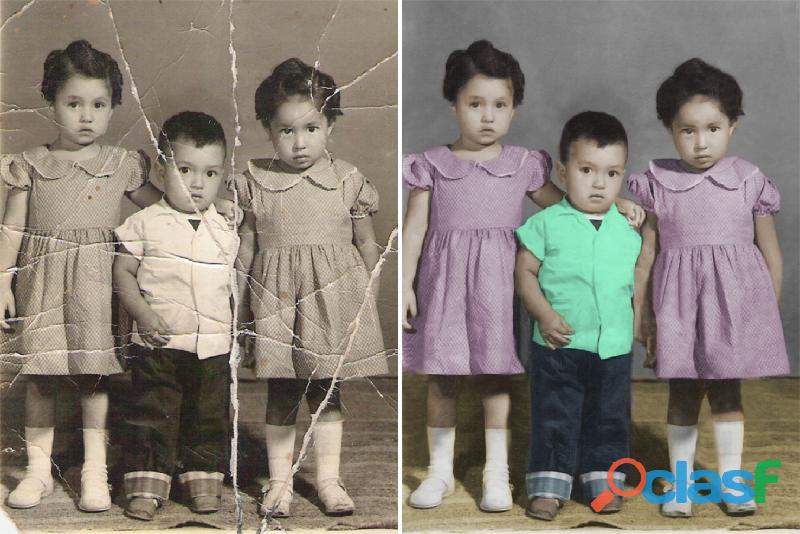 Restauración de fotos