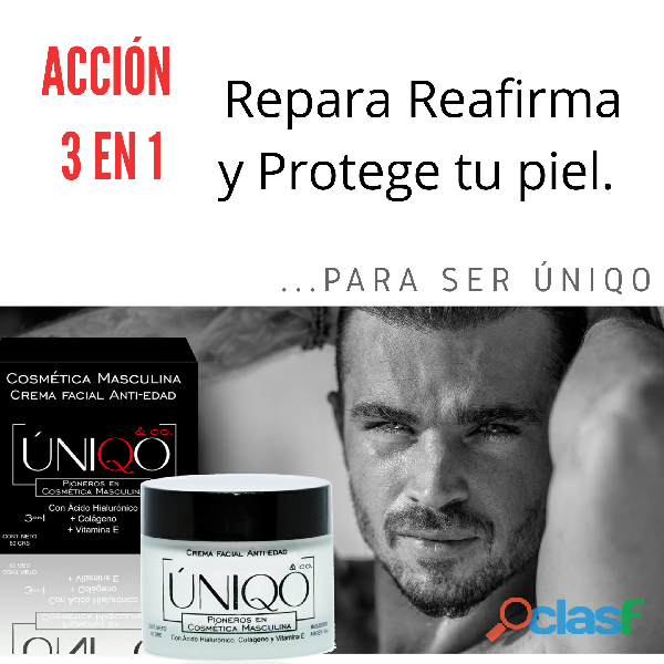 Crema facial Anti age para Hombre Antiarrugas antiedad