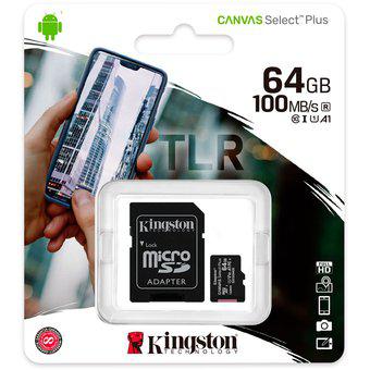 Memoria SD 64GB 100mb/s CL10 Sdhc Sdxc Uhs-i Pro / Kingston