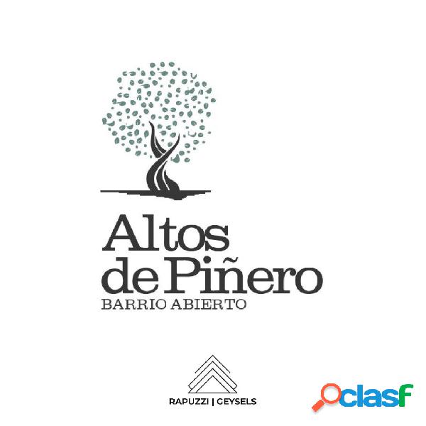 ALTOS DE PIÑERO - LOTE 450 MT2 - ESCRITURA INMEDITA