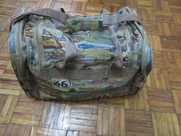 BOLSO RUTA 66 AMERICANO 50X30 CON APOYA HOMBRO