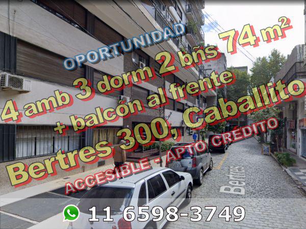 Bertres 300 - Departamento en Venta en Caballito, Capital