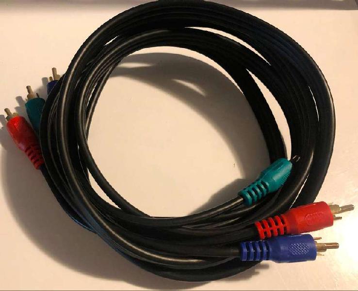 Cable Video Componente 3x3 Rgb Ypbpr 1080i 2 metros