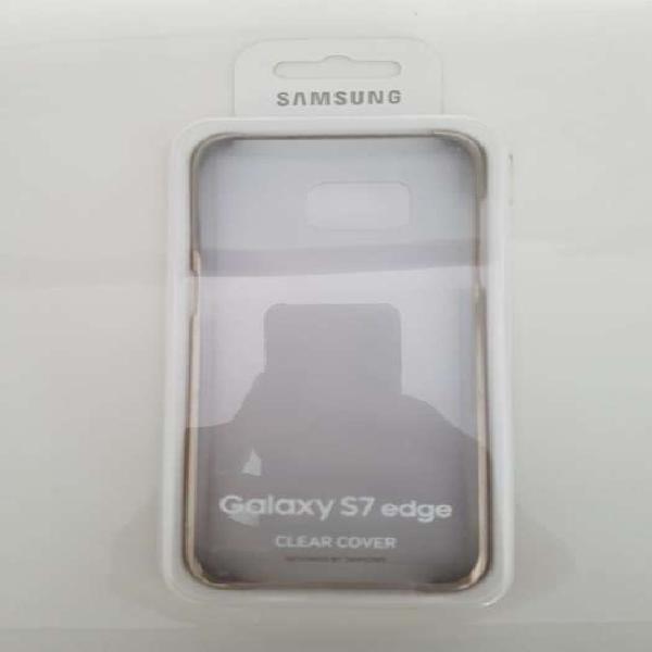 Carcasa Samsung S7edge Clearcover Original usada