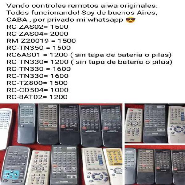 Controles originales aiwa