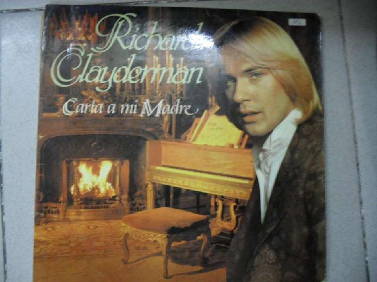 DISCO VINILO RICHARD CLAYDERMAN CARTA A MI MADRE