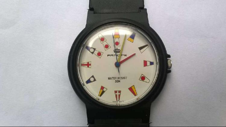 Reloj Principe Quartz Deportivo Cuadrante Con Banderas