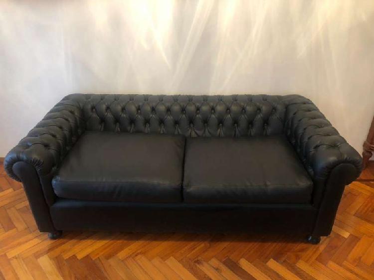 Sillon de eco cuero color negro