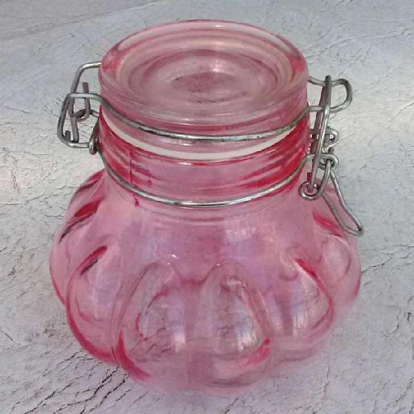 frasco de vidrio con cierre hermético
