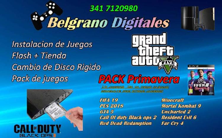 Juegos de PS3 y tienda