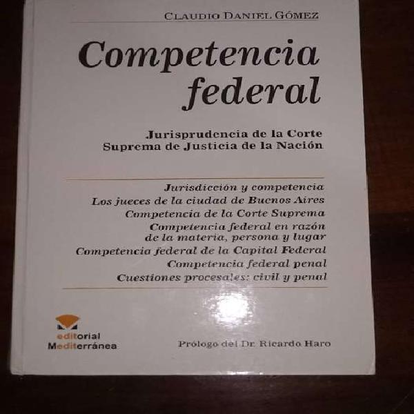 Libro: COMPETENCIA FEDERAL. GÓMEZ, CLAUDIO